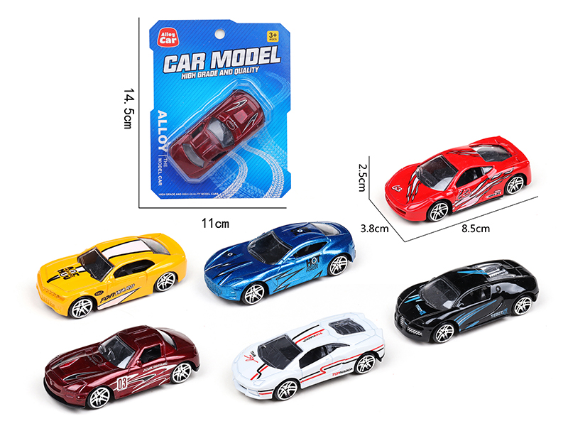 Slide Alloy Racing Car