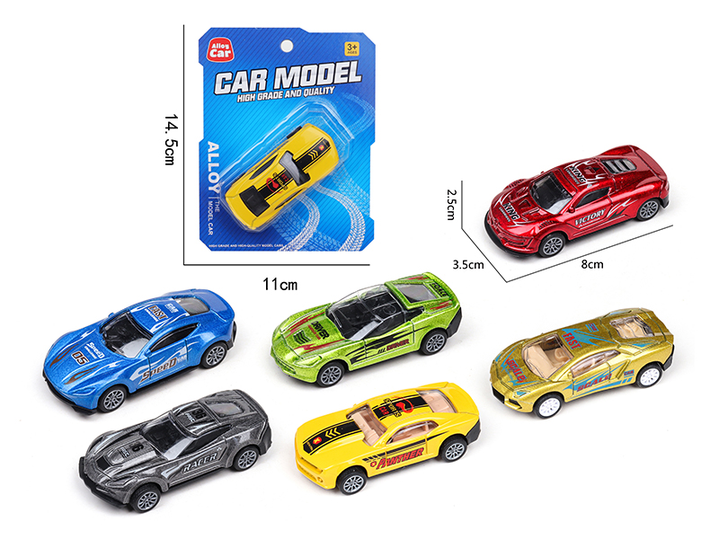 Pull Back Alloy Racing Car