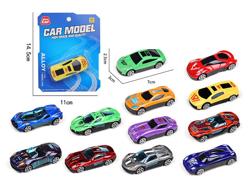 Slide Alloy Racing Car