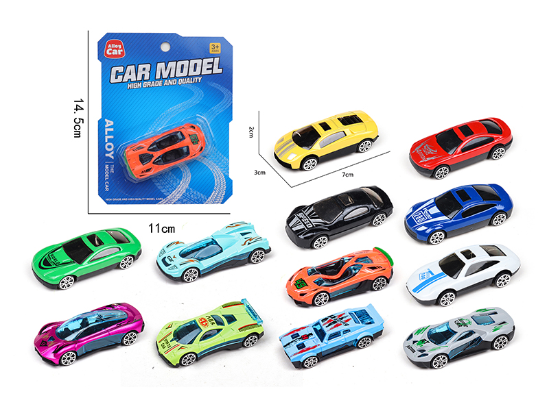 Slide Alloy Racing Car