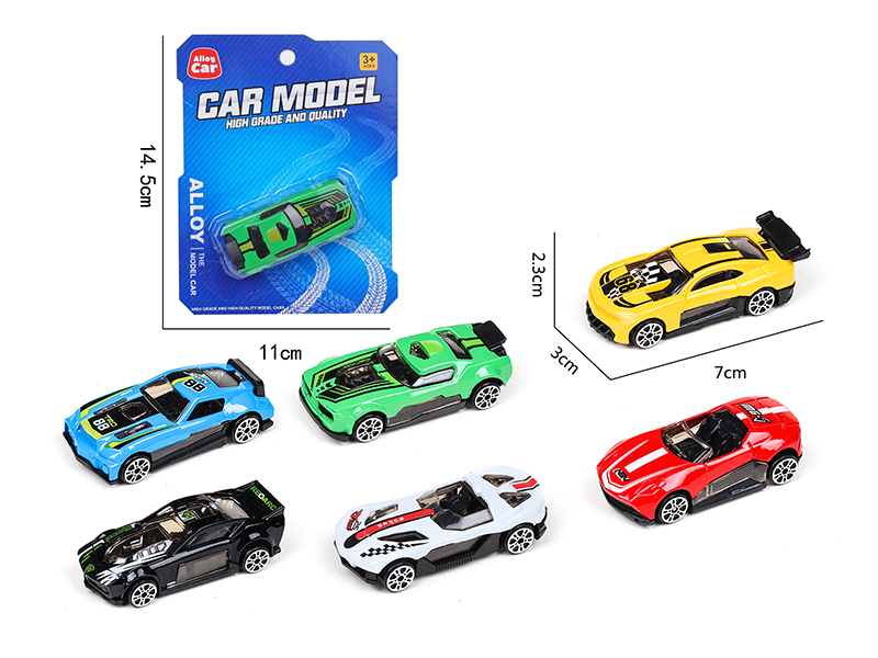 Slide Alloy Racing Car