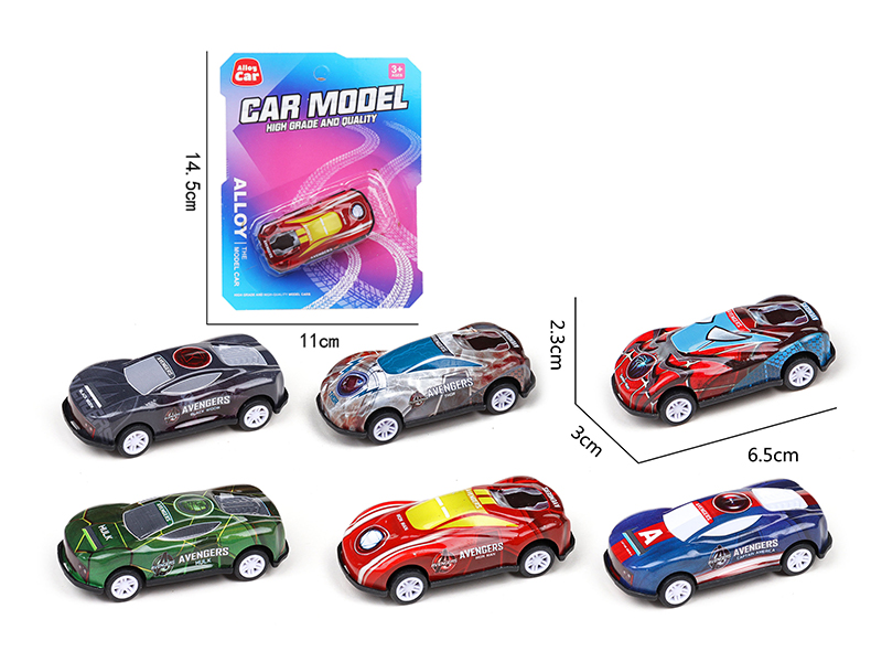 Slide Iron Avengers Car