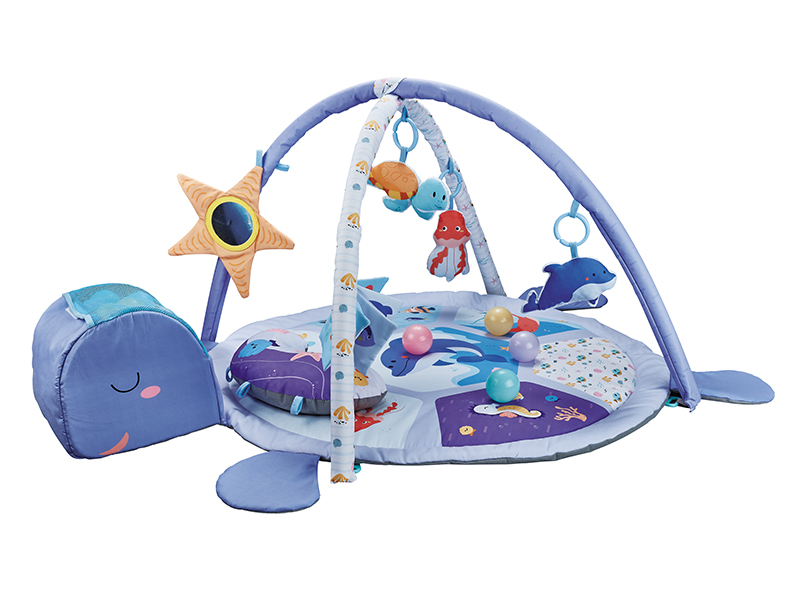 Turtle Baby Play Mat Fitness Blanket With Storage Function