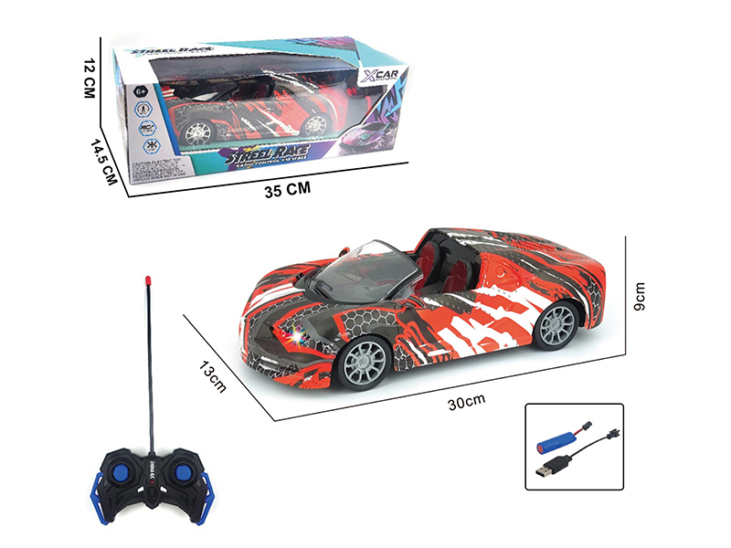 1:12 4CH R/C Convertible Bugatti With Light