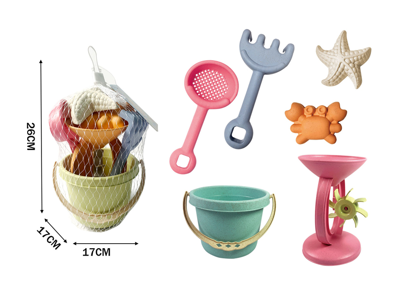 Beach Bucket Hourglass Set