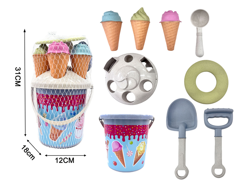 Beach Ice Cream Bucket Set