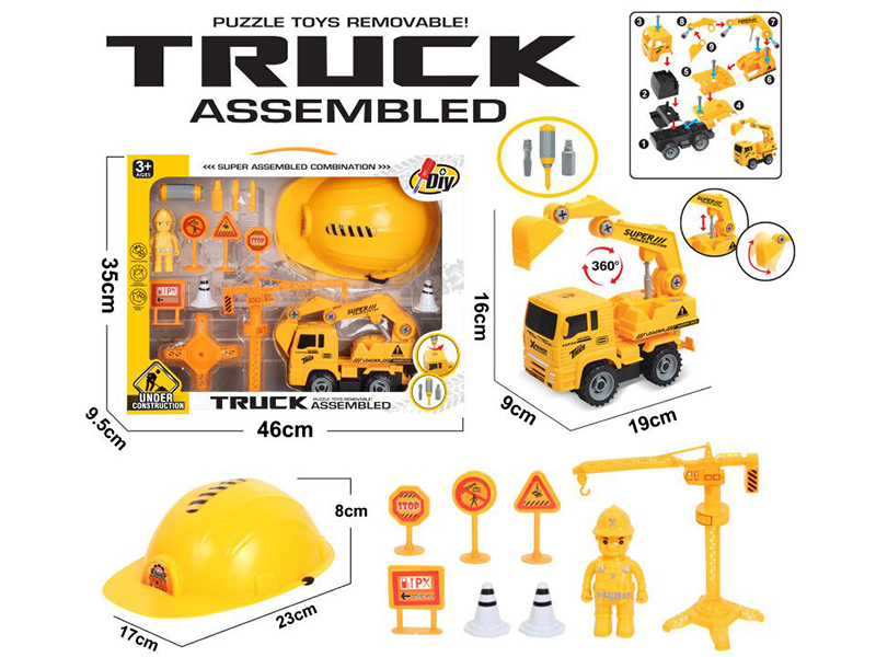 DIY Assembly Slide Engineering Truck Set