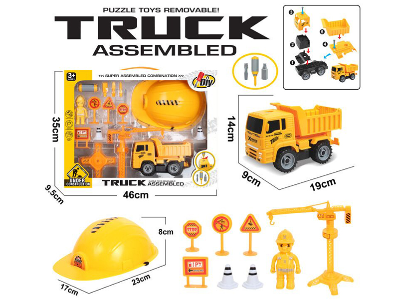 DIY Assembly Slide Engineering Truck Set