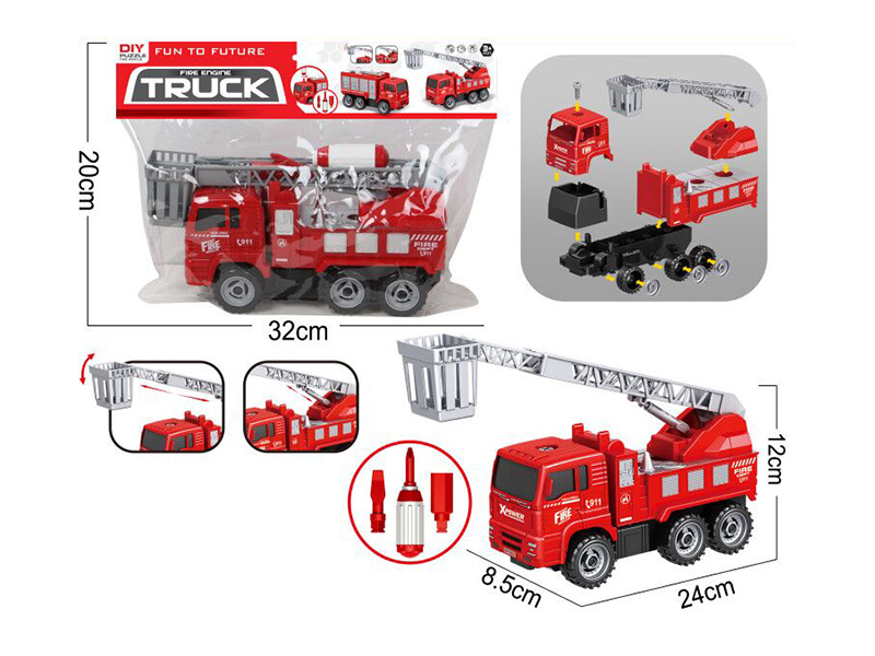 DIY Disassembly And Assembly Friction Fire Engine