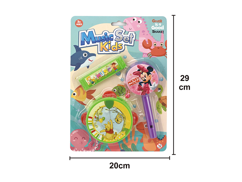 Kids Disney Timbrel Music Set 3pcs