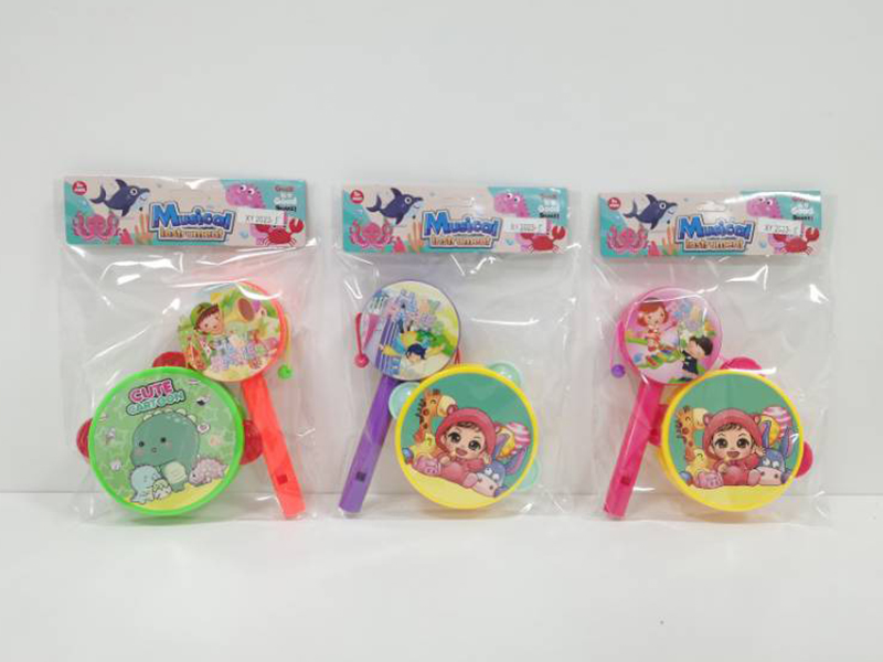 Kids Cartoon Timbre + Rattle-Drum