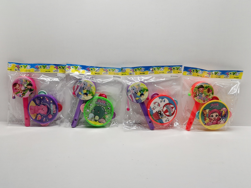 Kids Cartoon Timbrel Music Set 2pcs