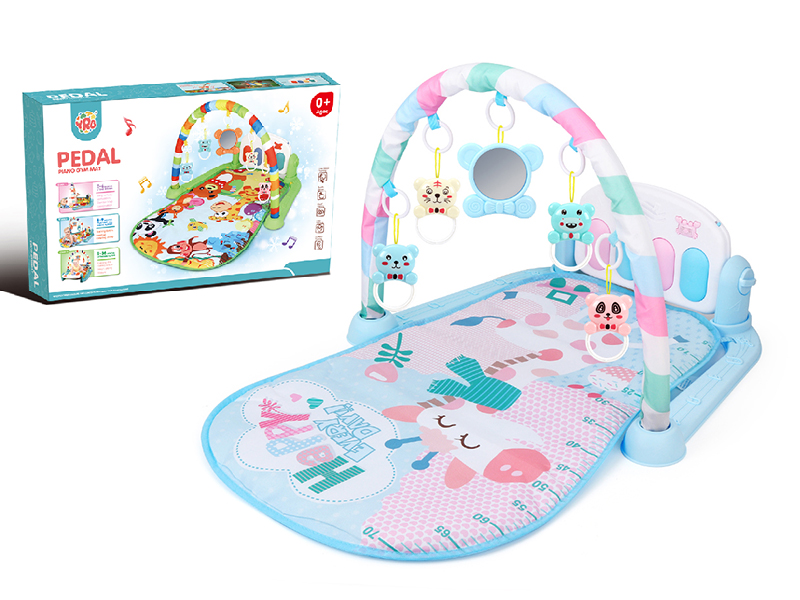 Baby Pedal Piano Fitness Blanket(Blue)