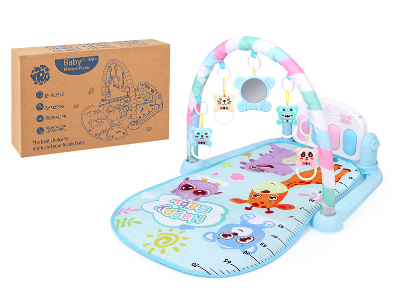 Baby Pedal Piano Fitness Blanket(Blue)