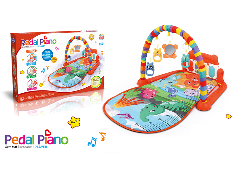 Baby Pedal Piano Fitness Blanket(Dinosaur Theme)