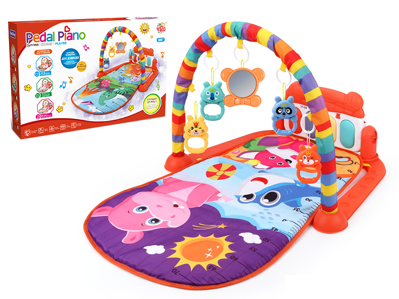 Baby Pedal Piano Fitness Blanket(Animal Theme)