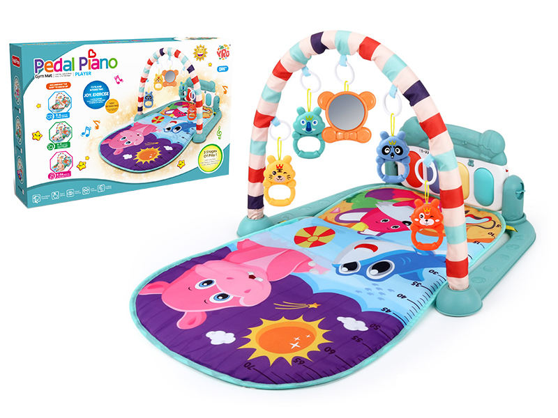 Baby Pedal Piano Fitness Blanket(Animal Theme)