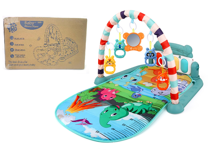 Baby Pedal Piano Fitness Blanket(Dinosaur Theme)