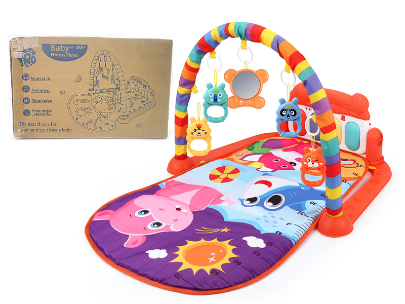 Baby Pedal Piano Fitness Blanket(Animal Theme)