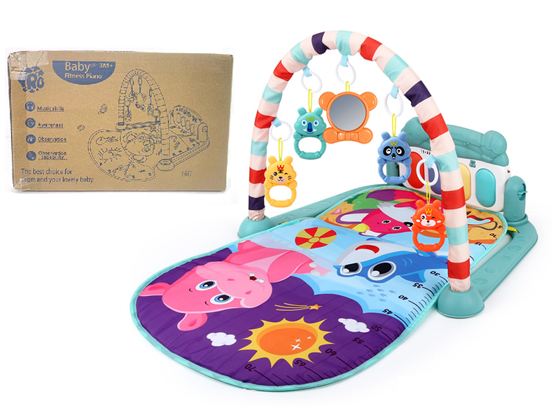 Baby Pedal Piano Fitness Blanket(Animal Theme)