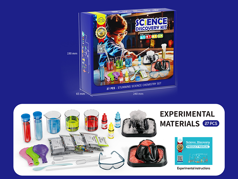 68 Experoment Science Discovery Kit 27pcs