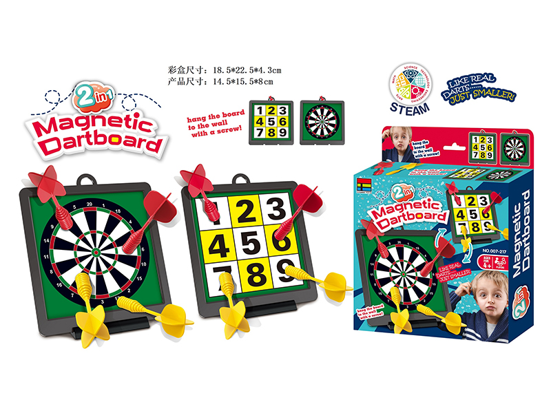 Magnetic Dartboard 2 In 1 Board Game