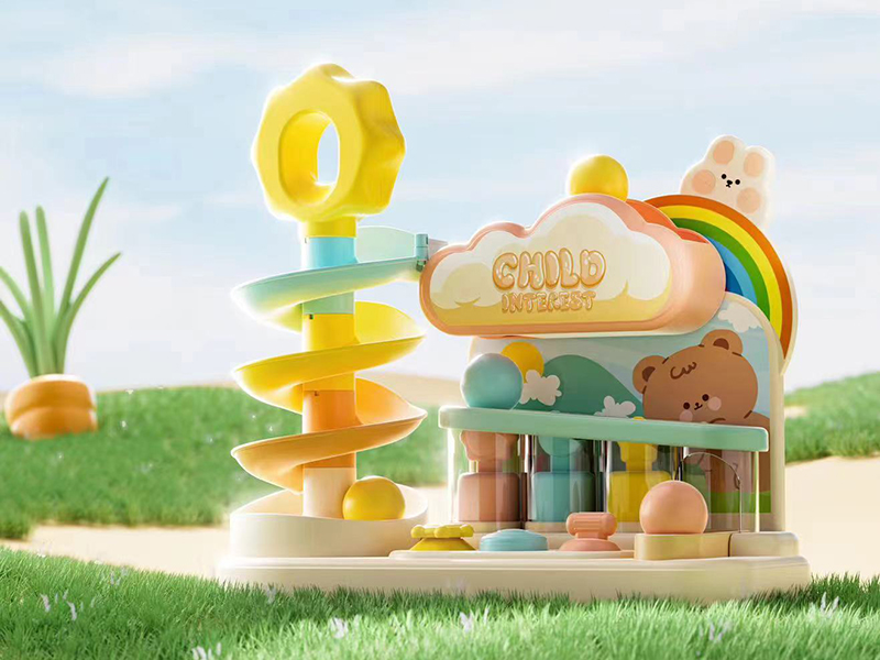 Track Rolling Ball Toy(Lights And Music)