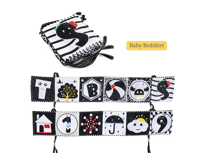 Baby Bedskirt Cloth Book(Double-Sided)