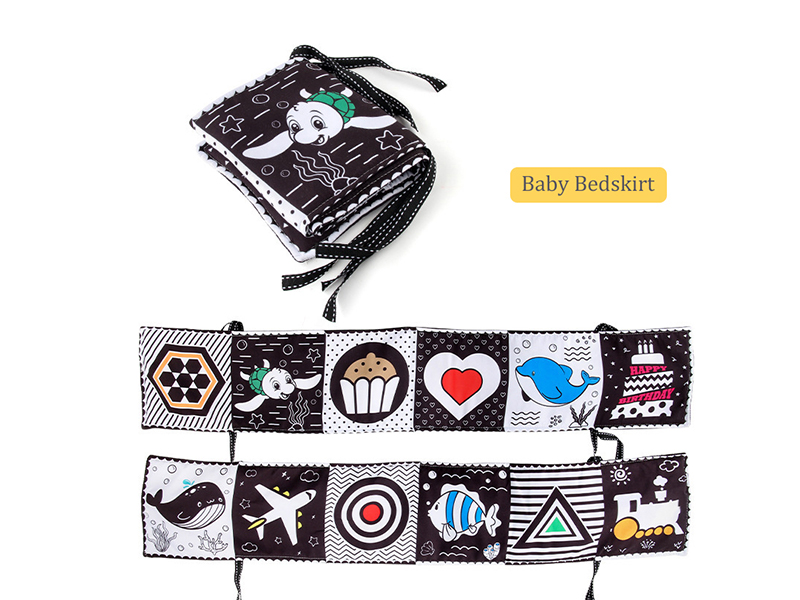 Baby Bedskirt Cloth Book(Double-Sided)