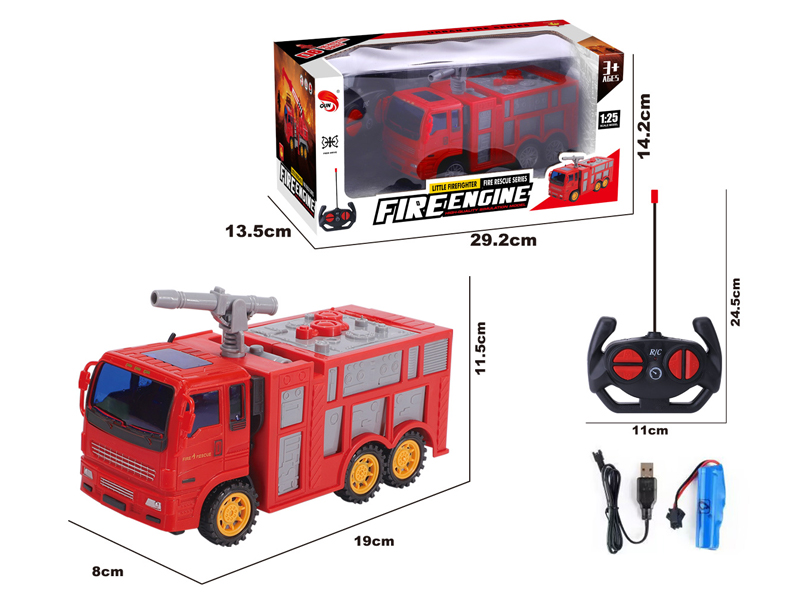 4CH R/C Fire Rescue Train