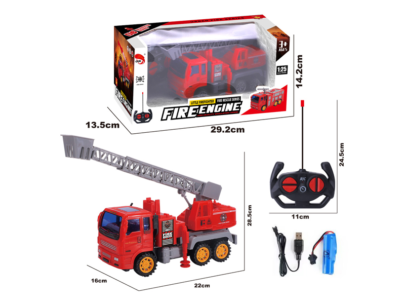4CH R/C Fire Ladder Truck