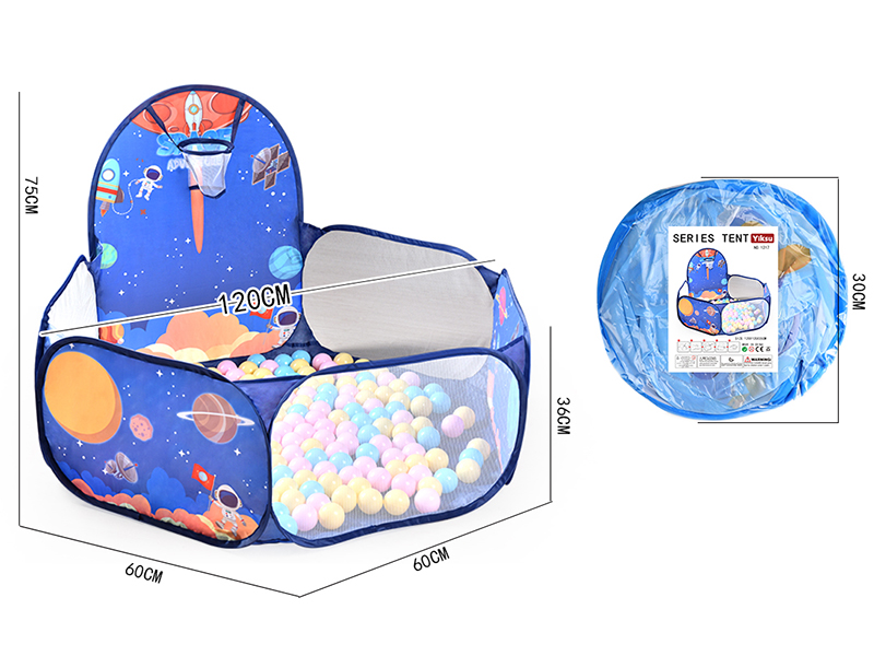 Ball Pool Children's Tent With Basketball Hoop