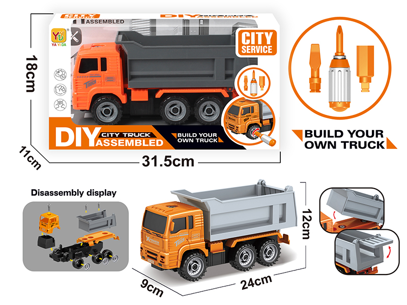 DIY Disassembly And Assembly Friction Dump Truck