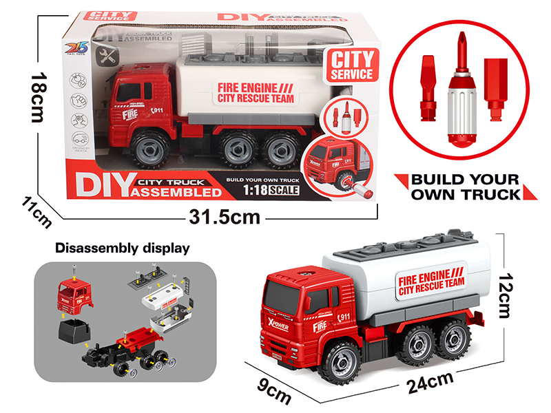 DIY Assembly Friction Fire Engine