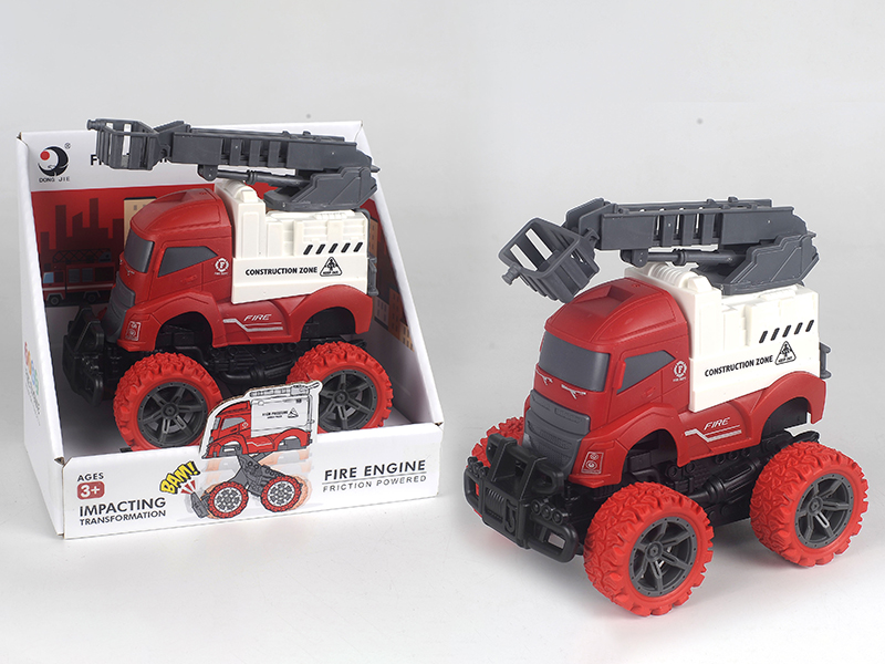 Friction Crash Bounce Fire Engine