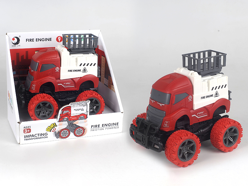 Friction Crash Bounce Fire Engine