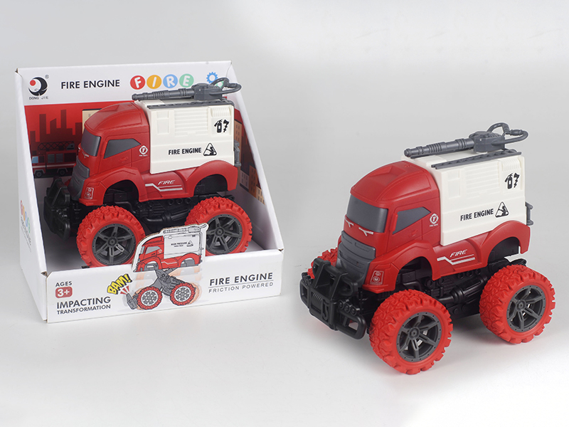 Friction Crash Bounce Fire Engine