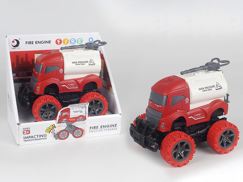 Friction Crash Bounce Water Tank Fire Engine