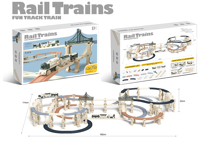 Rail Train 287pcs