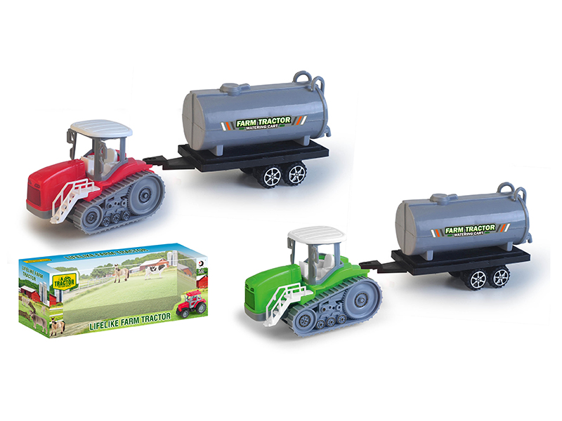 Friction Farm Tractor With Water Tank