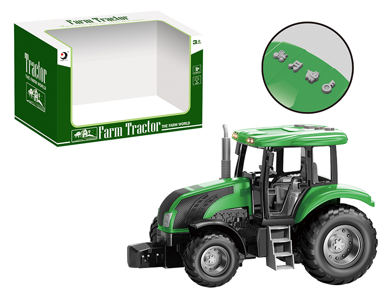 Friction Farm Tractor With Lights And Music