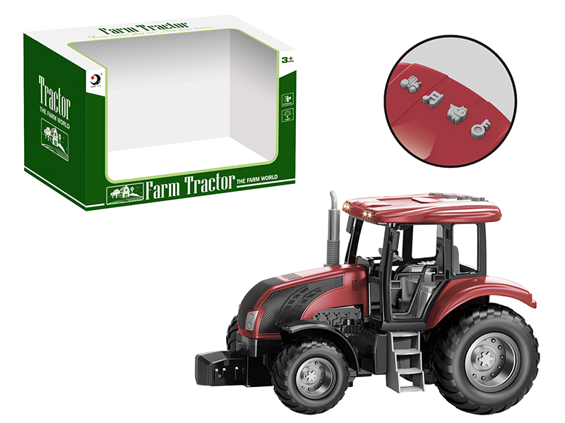 Friction Farm Tractor With Lights And Music
