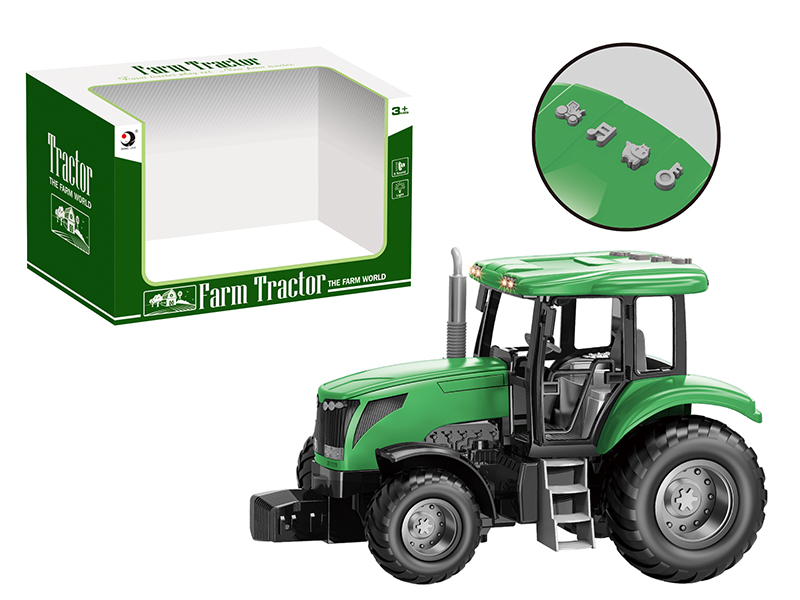Friction Farm Tractor With Lights And Music
