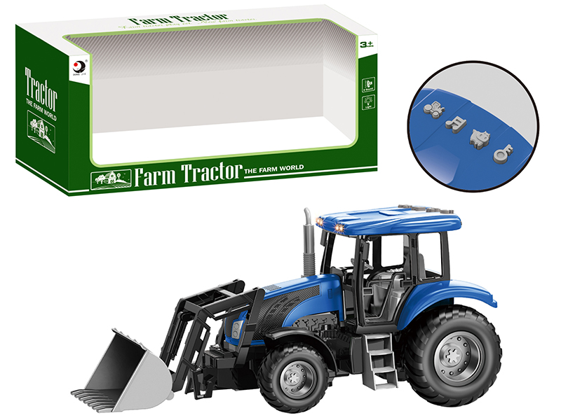 Friction Farm Tractor With Lights And Music