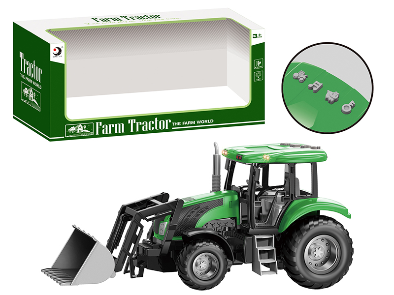 Friction Farm Tractor With Lights And Music