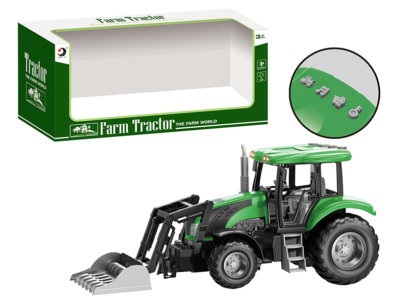 Friction Farm Tractor With Lights And Music