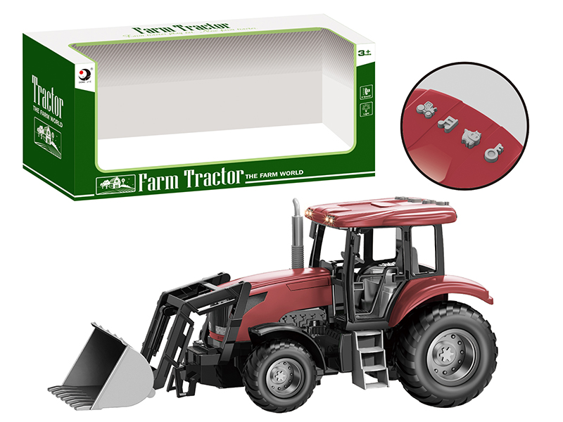 Friction Farm Tractor With Lights And Music