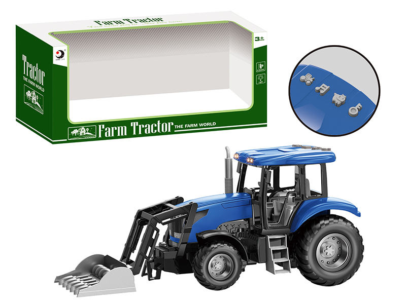 Friction Farm Tractor With Lights And Music