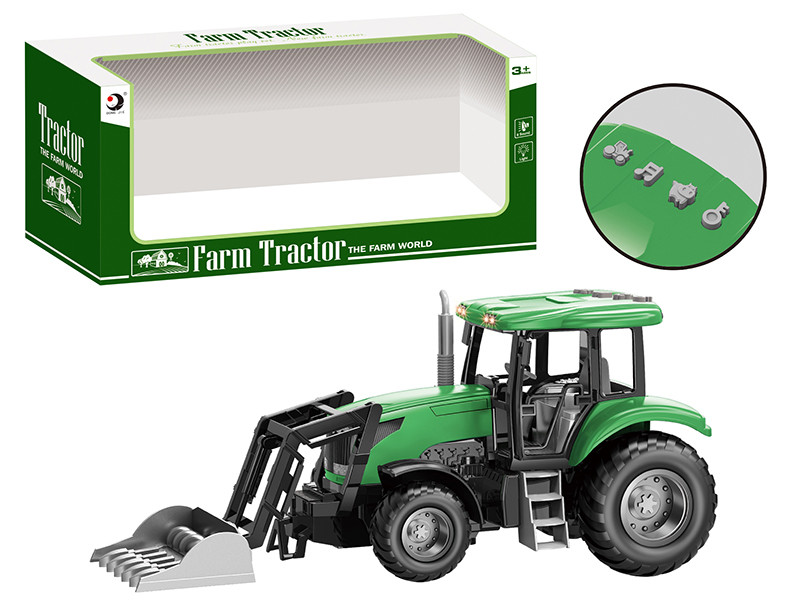 Friction Farm Tractor With Lights And Music