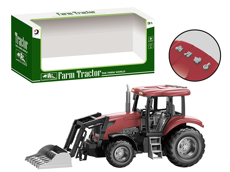 Friction Farm Tractor With Lights And Music